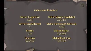 Colosseum World Record in 18:57.6