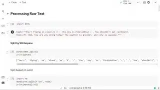 Text Preprocessing in Natural Language Processing (FDP) Part 1