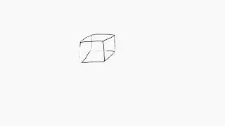 3.75 fps 2d cube made into 60fps with ai