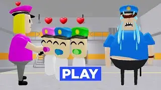 SECRET UPDATE | POLICE GIRL FALL IN LOVE WITH BABY POLICE COPS? OBBY ROBLOX 