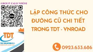 Cách lập công thức chi tiết đường cũ trong Vnroad