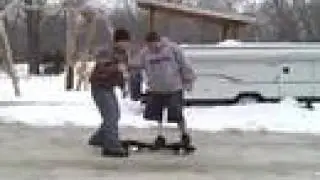 my cousin on a ripstick