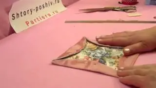 Оригами из ткани цветок  Морозник