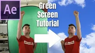 After Effects Easy Green Screen Tutorial!