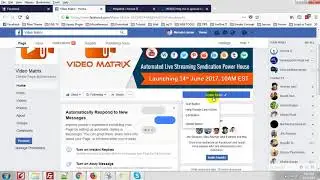 send message button add in Facebook page