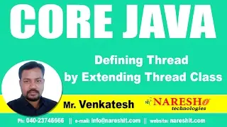 Defining Thread by Implementing Runnable Interface | Core Java Tutorial  | Mr. Venkatesh
