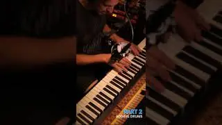 PT2: Adding drums (through guitar pedals) to the piano track. This is fun!