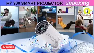 HY 300 Android 11.0 Projector Unboxing