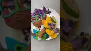 Monkey 🐵 Cake Making Process! #shorts