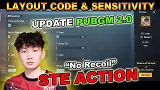 (NEW) STE ACTION SENSITIVITY 2022 & CONTROL + BACKUP CODE PUBGM 2.0