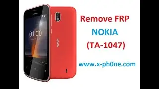 حذف حساب جوجل لهاتف نوكيا 1 TA-1047 FRP