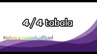 4/4 tabala track// kishore musicals official
