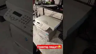 Принтер пищит