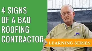 How To Avoid A Roofing Disaster - 4 Signs of A Bad Roofing Contractor