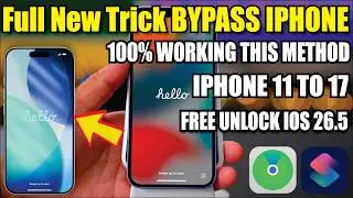 Full New Trick🔥 iPhone Shortcuts iCloud Bypass Free | iOS 26.5 ✅ Remove Apple ID