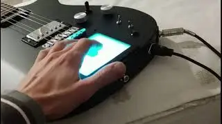 Kaoss pad Guitar led test daylight Manson Replica