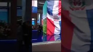 Banderas digitales en Pabellon 'dominicano Fitur 2024