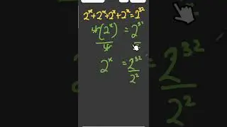Nice Question #learnhowtosolvetheexponentialequation #maths #education #exponentialfunction #solveex