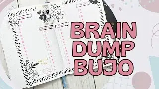 Brain Dump Bujo || Productivity Planning