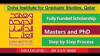 DOHA Institute Scholarships 2023 in Qatar  Fully Funded Scholarship |  by Skylink Global Travel