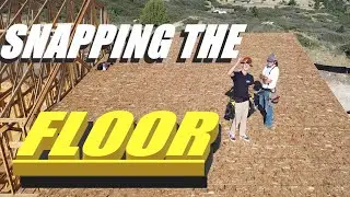 How to Layout Walls pt 1 // Snapping Lines on the Floor!