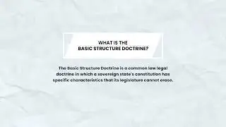 Basic Structure Doctrine