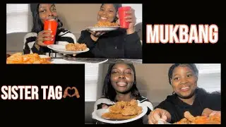 Mukbang/ sister tag w my godsister❤️