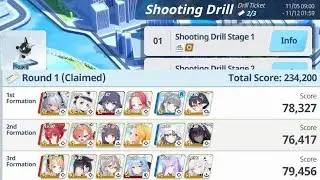 Blue Archive - JFD Shooting Drill Season 27 234,200