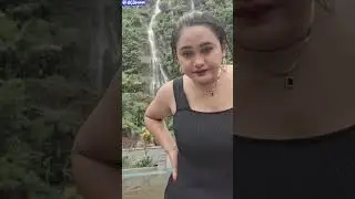 Tante Abis mandi di kolam seger banget airnya💦