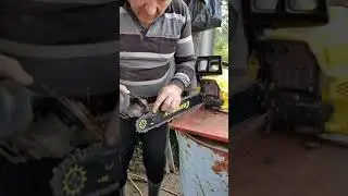 Заточка цепи шуруповертом