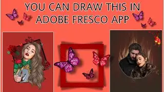 Frame outline made in adobe fresco on iPad❤️‍🔥