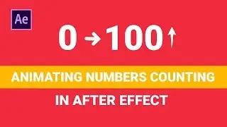 After Effects Animating Numbers Counting | Beginner Tutorial