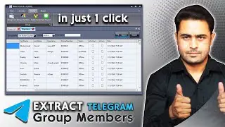 Telegram group member extractor free download | export telegram group member to csv
