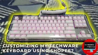 Transforming My Tecware Keyboard with Shopee Accessories! - #unboxing #customkeyboard #shopee #tech