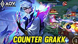 AOV : ROURKE GAMEPLAY | COUNTER GRAKK - ARENA OF VALOR LIÊNQUÂNMOBILE ROV