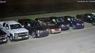Attempted wheel theft at a local dealership