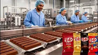 Inside a KitKat Factory  |How Millions of KitKat Bars Are Manufactured