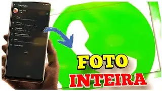 Como colocar uma foto inteira no perfil do whatsapp
