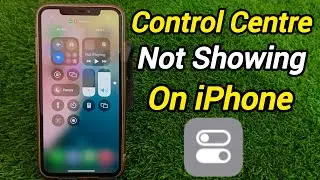 Swipe Down Control Centre Not Working | Control Centre Not Showing on iPhone.