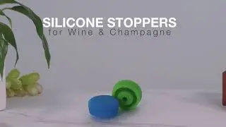Silicone Stopper for wine and sparkling wine bottles