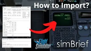 A310 Simbrief Uplink Tutorial - Weights & Flight Plan