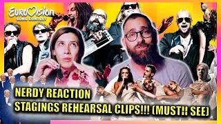 We react to second part of SEMI-FINAL 2 Rehearsal clips! | NON-MEMBERS