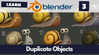 Learn Blender 3 - Duplicate Objects