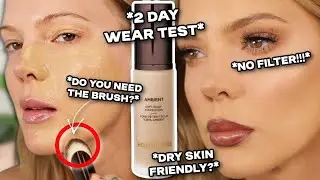 NEW HOURGLASS AMBIENT SOFT GLOW FOUNDATION vs Vanish Foundation! Review and Two Day Wear Test!