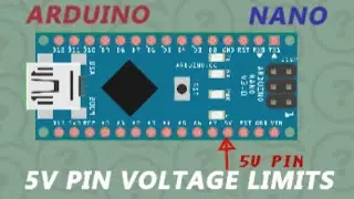 🚩Arduino NANO 5Vin testing voltage limits