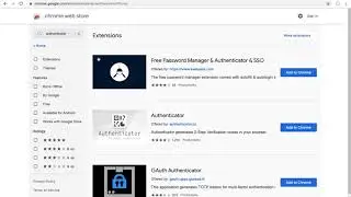 วิธีติดตั้ง Extensions Authenticator (2FA) on browser Chrome