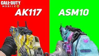 AK117 VS ASM10 COMPARISON - WHICH IS BEST ASSAULT RIFLE? | CALL OF DUTY: MOBILE