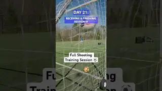 Full ⚽️ Shooting Session in 58 seconds. #footballshorts #soccer #soccerdrills