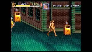 Sega Mega Drive 2 (Smd) 16-bit Streets of Rage 2 Mode Голая Blaze, новый костюм