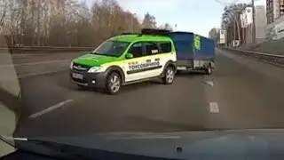 Ларгус с прицепом.